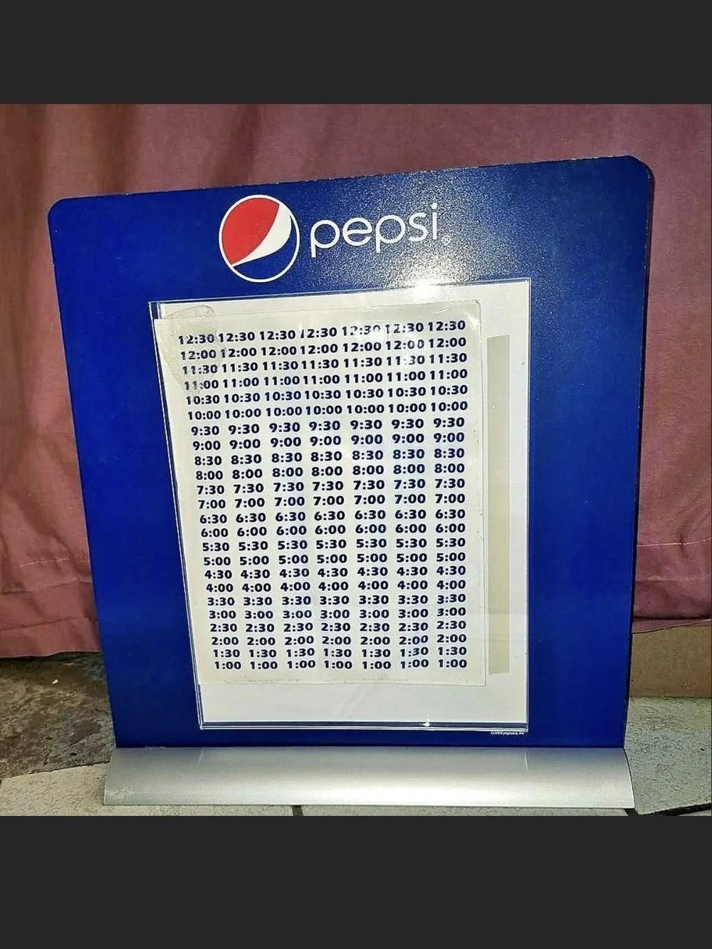 Retro Y2K Pepsi Customizable Sign